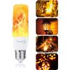 Yewclls Lampadina a fiamma E27, effetto fiamma, effetto luce tremolante, 3,5 W, per esterni, per Halloween, casa, giardino, bar, feste, matrimoni, ristoranti, San Valentino, decorazione (1 confezione)
