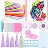lyrlody Kit per Quilling da 11 Pezzi per Principianti con Manuale, Strumenti e Forniture per Quilling con Archiviazione Durevole per Quilling, Strumento per Piegare la Carta Aggiornato, Penna per Quilling per