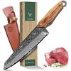 TAN REN coltello da cucina, coltello da cucina professionale, coltelli da chef con confezione regalo,coltello da carne estremamente affilato,Regali di cucina adatti per uomo