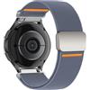 SOLOLUP 20mm Elastico Cinturino per Samsung Galaxy Watch 7/6/5/4 40mm/44mm/6 Classic 43mm/47mm/5 Pro 45mm/4 Classic 42mm/46mm/3 41mm/FE/Active 2/Vivoactive5/3 Uomini/Donne,Nylon Sport Magnetico Ricambio Band