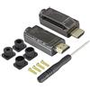 zdyCGTime Adattatore Terminale a vite Senza Saldatura HDMI,Modulo HDMI Maschio Senza Saldatura Spina scatola di Connettore Modulo Segnale con Adattatore guscio in metallo(2Pezzi/Maschio)