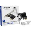 WAVLINK Scheda di rete PCIe 1G Base-T, adattatore Ethernet PCI Express 1000/100/10Mbps con RTL8111H, NIC 1G per Windows 11/10/8/8.1/7/XP/Vista e Linux con staffa a basso profilo