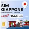 travSIM SIM giapponese con 10 GB di dati ad alta velocità 5G/4G | SIM giapponese valida 15 giorni per rimanere sempre connessi | Nessun costo di roaming | Attivazione rapida e funzionalità hotspot | travSIM