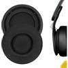GEEKRIA QuickFit Protein Leather Ear Pads for Monster MIXR Headphones, Replacement Ear Cushion/Ear Cups/Ear Cover, Headset Earpads Repair Parts (Black)