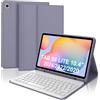 FOGARI Tastiera Custodia per Samsung Galaxy Tab S6 Lite (2024/2022/2020) 10,4 - Layout Italiano QWERTY Magnetica Rimovibile Wireless Bluetooth Keyboard con Cover per Galaxy Tab S6 Lite 2024-2020, Viola