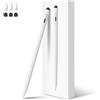 MEKO Penna per Apple iPad 2018-2022, 13 Minuti di Ricarica Rapida iPad Pencil con Rifiuto del Palmo, Sensibilità di Inclinazione per iPad 6-10ª iPad Air 3-5ª (Bianco latte)