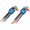 Draper 04776 Expert Metric Long Arm TX-Star® - Set di chiavi esagonali, codice colore (18 pezzi)