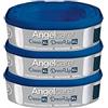 Angelcare - Ricarica mangiapannolini ottagonale, quantità a scelta, pacchetto di 3