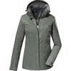 Killtec Donna Giacca funzionale/giubbotto da esterno con cappuccio senza zip KOS 133 WMN JCKT, sage, 38, 38383-000