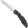 Spyderco BY17SBK2, Coltello Unisex - Adulto, Nero, Acciaio Inossidabile, Nylon Caricato Vetroresina, 3.9 Pollici