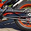 Resin Bike Adesivi Moto Compatibile con KTM Duke 790/ Duke 890 GP/R 2022-2026. Protezione Cardano Forcellone da Urti e Graffi. Adesivi Resinati con Effetto 3D Made in Italy