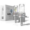 LUXLIGHT Classic Look Lampadina LED 100% ADATTABILE H4 OE 28000LM 55W 12V 3300K Come Alogena 2PZ Kit Lampada Sostituzione PLUG AND PLAY Alogena, Fari Abbaglianti e Anabbaglianti per Auto