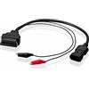 Bolwins H86 Bolwins OBD2 cavo adattatore OBD2 3 pin su FIAT 16 pin, adattatore 3 pin a 16 pin OBD2 adattatore maschio cavo diagnostico interfaccia femmina