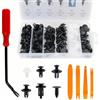 Wennicy 105 Pezzi Set di Rivetti Plastici Espandibili per Auto Rivetti Plastici Universali Sei Dimensioni Universali Fissaggio e Riparazione dei Componenti della Carrozzeria Rivetti