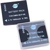 DSTE Electron DMW-BCF10E DMW-BCF10PP - Batteria agli ioni di litio compatibile con Panasonic Lumix DMC-FC25 DMC-FH1 DMC-FT1 DMC-FT3 DMC-FT4 DMC-FX40 DMC-FX48 DMC-FX68 DMC-FX500