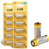 LiCB Batteria alcalina 23A A23 12V (10PCS)