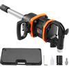VEVOR Avvitatore Pneumatico a Percussione Quadrato 2,54 cm 4284 Nm, Avvitatore Pneumatico a Impulsi Pressione max. 13,8 bar Velocità Max. 5000 giri/min per Riparazioni Auto Veicoli da Officina Garage