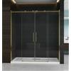 Box Doccia Int. Porta Doccia Oro Doppio Scorrevole H190 Trasparente 8mm