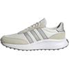 adidas Donna Run 70s Shoes, White Tint / Silver Metallic / Grey Two, 40 2/3 EU