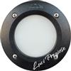Fumagalli Segnapasso Leti 100 Round da incasso in resina a LED con lampadina inclusa GX53 tondo nero IP66/25