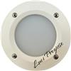Fumagalli Segnapasso Leti 100 Round da incasso in resina a LED con lampadina inclusa GX53 tondo bianco IP66/25