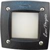 Fumagalli Segnapasso Leti 100 Square da incasso in resina a LED con lampadina inclusa GX53 quadrato nero IP66/25