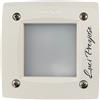 Fumagalli Segnapasso Leti 100 Square da incasso in resina a LED con lampadina inclusa GX53 quadrato bianco IP66/25