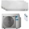 Daikin Condizionatore Daikin Perfera All Seasons trial split 9000+9000+15000 BTU inverter A++ wifi unità esterna 6.8 kW 3MXM68A/FTXM25A_2/FTXM42A_1