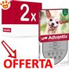 Elanco Dog Advantix Spot-On (<4kg) - Offerta [PREZZO A CONFEZIONE] Quantità minima 2, Confezione da 4 Pipette