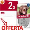 Elanco Dog Advantix Spot-On (25-40kg) - Offerta [PREZZO A CONFEZIONE] Quantità minima 2, Confezione da 4 Pipette