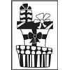 Vaessen Creative Cartella per Goffratura Pila di Regali 14,6 x 10,7 cm - Cartella per Embossing per Biglietti, Scrapbooking, Journaling - Riutilizzabile, Risultati Precisi, Per Macchine da Taglio