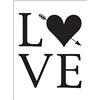 Vaessen Creative Cartella per Goffratura Love 14,6 x 10,7 cm - Cartella per Embossing per Biglietti, Scrapbooking, Journaling - Riutilizzabile, Risultati Precisi, Per Macchine da Taglio
