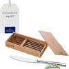 Villeroy & Boch Piemont Set di Coltelli Pizza e Bistecca, 6 Pezzi, Acciaio