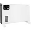 EMERIO Riscaldamento elettrico | fino a 20 m² | 2000 W | Termostato regolabile | Dispositivo di riscaldamento | 3 livelli di riscaldamento (750 W/1250 W/2000 W) | Protezione antiribaltamento e