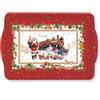 EASY LIFE Christmas Memories Vassoio con Manici 33x22cm Melamina