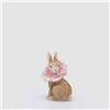 EDG Enzo De Gasperi Decorazione di Pasqua in Poliresina Coniglietto con Collare 16cm