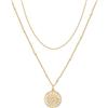 PAVOI Ciondolo a moneta placcato oro 14 carati | Collana in oro da donna, coin, Placcato oro, Zirconia cubica