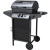 Arnold Barbecue a gas arnold nevada con finestra in vetro 3 bruciatori