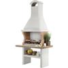 Palazzetti Barbecue a carbonella in cemento palazzetti limassol 128x71x243 cm