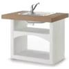 Palazzetti Cucina da esterno modulare palazzetti brioni lavello in cemento 90x70x78 cm