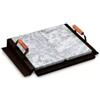 Palazzetti Griglia barbecue palazzetti in acciaio e pietra lavica 68x44 cm