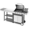 Ompagrill Cucina da esterno modulare ompagrill indian in acciaio inox con barbecue indianapolis 4/b e tavolo