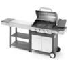 Ompagrill Cucina da esterno modulare ompagrill indian in acciaio inox con barbecue indianapolis 5/b e tavolo