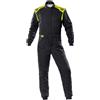 OMP Racing Tuta Racing Race Rally OMP Racing FIRST-S (omologata FIA) nero giallo - tagli...