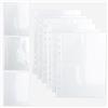EASYKEENECOM 30 pezzi Photocard binder Kpop A5 Tasche 6 Fori Impermeabile Foglio Lose Raccoglitore 1p 2p 4p Photocard Sleeves Impermeabile Trasparente Pvc Per File Fattura Carta Foto