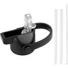 elthmpr Coperchio con cannuccia per borraccia Hydro Flask a bocca larga, accessorio per bottiglia d'acqua sportiva con 2 cannucce e 1 spazzola per la pulizia della cannuccia per borraccia Chilly's da 260 ml