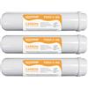NICEDROP Filtri in Linea per Impianti ad Osmosi Argentizzato Batteriostatico -3PZ