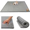 Hakuna Matte Tappetino da gioco morbido per bambino, 200 x 150 x 2 cm, grigio scuro, con memory foam di alta qualità, tappetino per gattonare, fondo antiscivolo