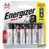 Energizer E91Bp6 Max 1.5V Batterie Alcaline Aa, 6 Pezzi - Nero