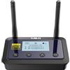 1Mii B03Pro+ Trasmettitore Ricevitore Bluetooth 5.3 Certificato LDAC per TV, Stereo, Adattatore Audio Bluetooth Wireless HiFi aptX Bassa Latenza con Display, Ingressi/Uscite Ottica/RCA/AUX da 3,5mm